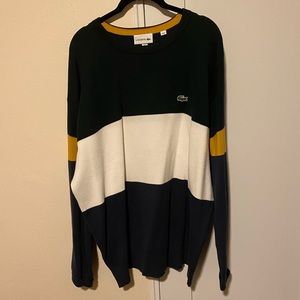 Lacoste crew neck sweater